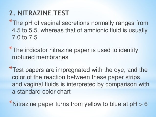 prelabour rupture of membrane prom by sunil kumar daha ph indicator color chart