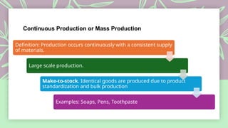 Production Speed Is Consistent Production and operations management ppt | PPTX