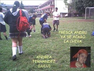 ANDREA FERNANDEZ (LULU) FRESCA ANDRU YA SE ACABO LA CHIVA 
