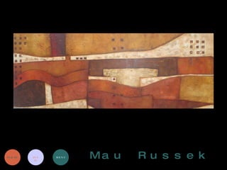 Mau Russek INICIO INFO MENU 