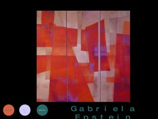 Gabriela Epstein INICIO INFO MENU 