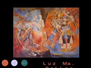 Luz Ma. Solloa INICIO INFO MENU 