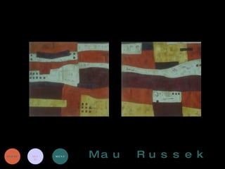 Mau Russek INICIO INFO MENU 