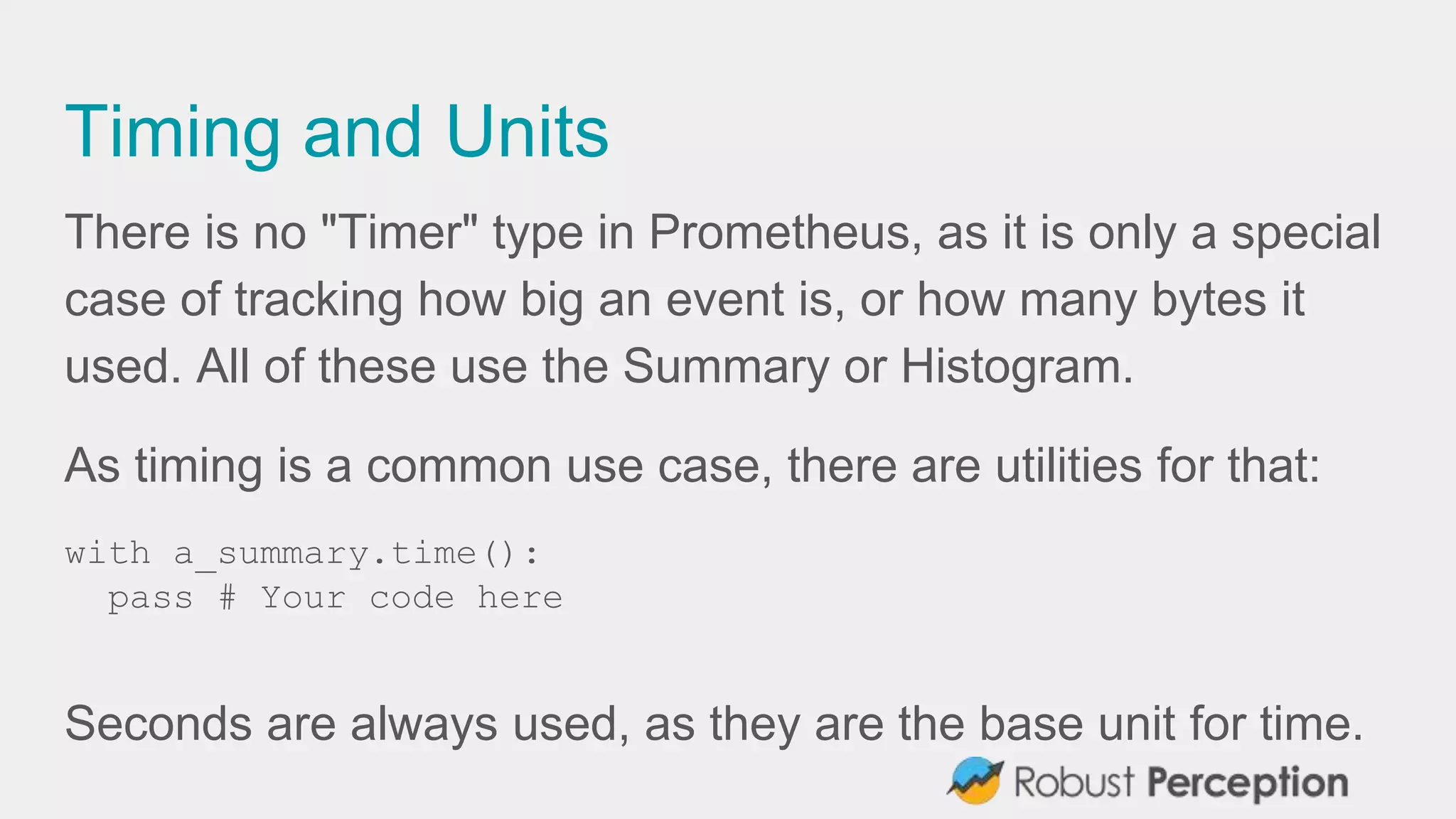 Anatomy of a prometheus client library promcon 2018 ppt