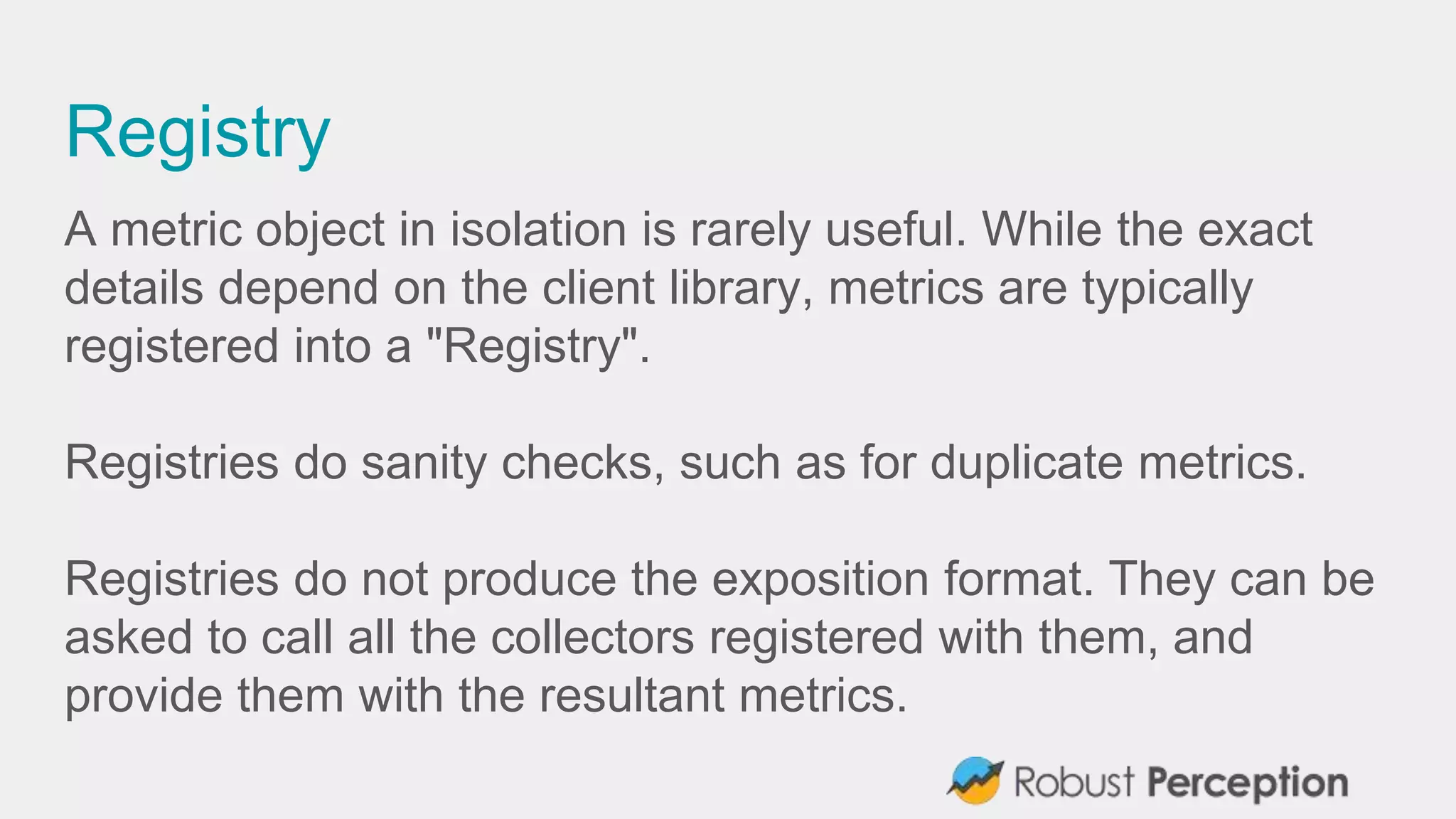 Anatomy of a prometheus client library promcon 2018 ppt