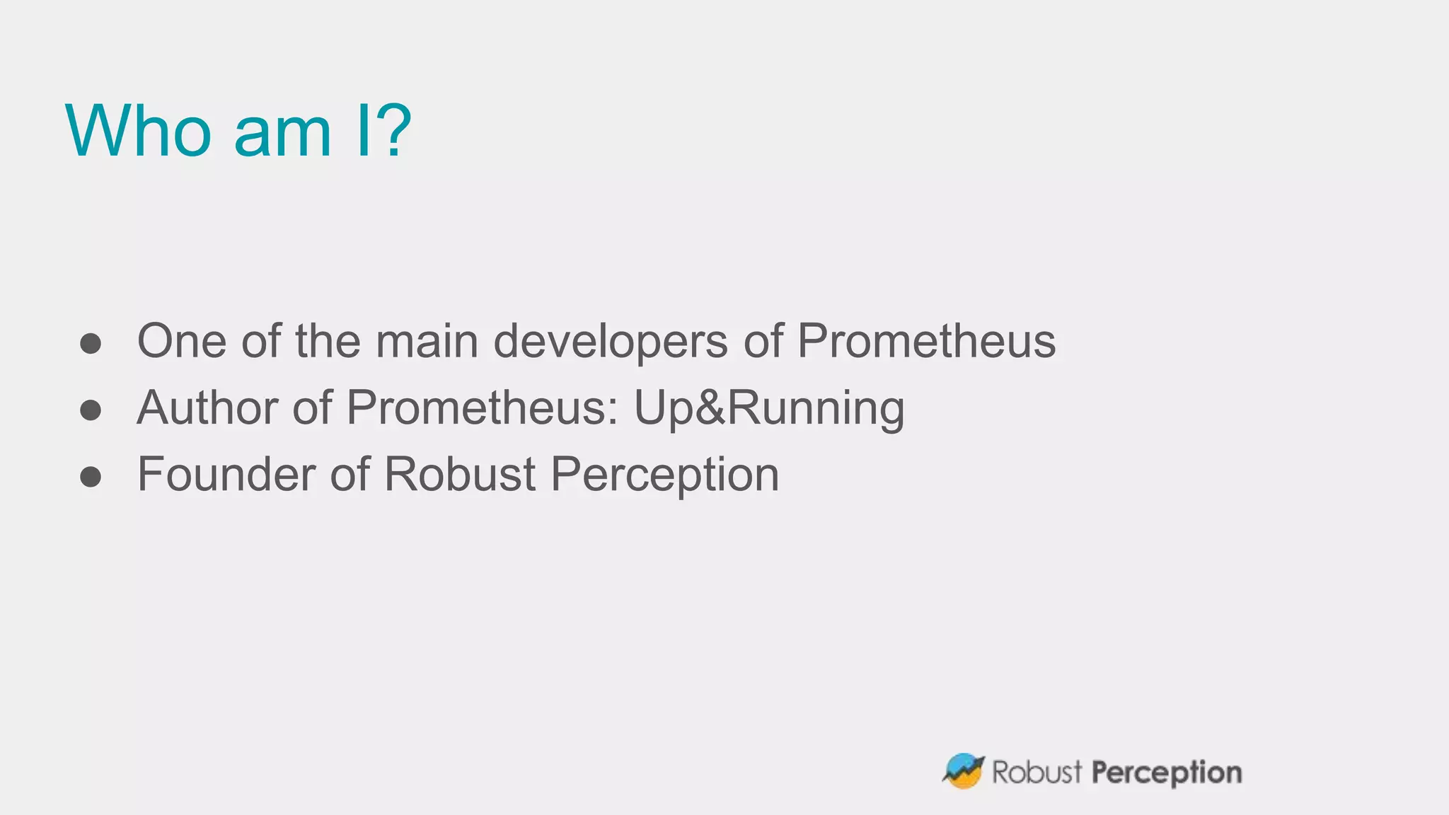 Anatomy of a prometheus client library promcon 2018 ppt