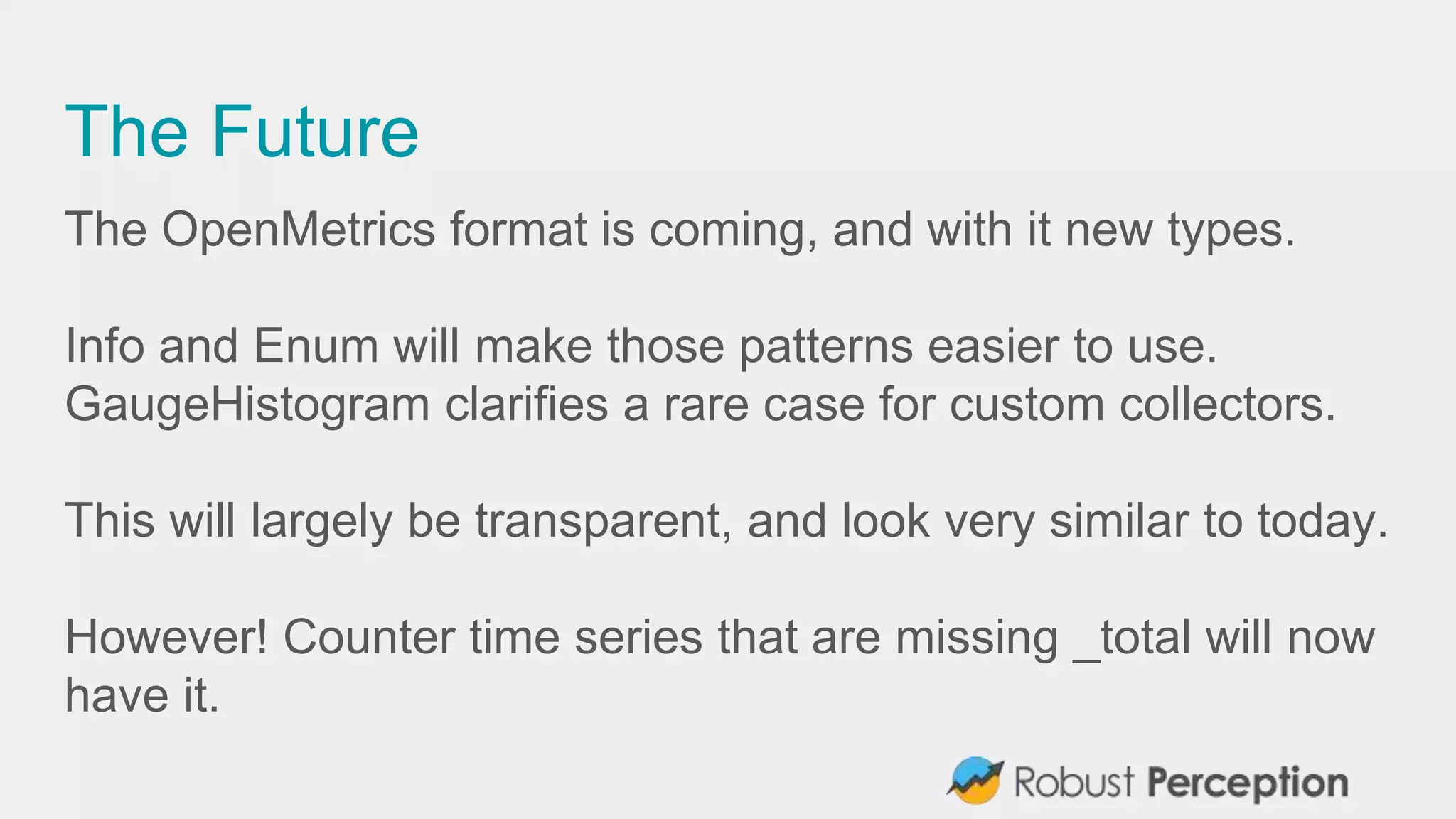 Anatomy of a prometheus client library promcon 2018 ppt