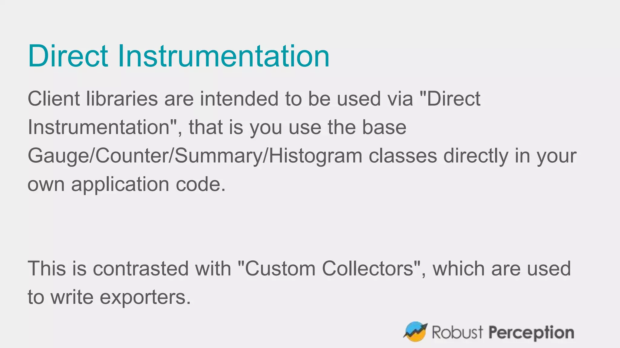 Anatomy of a prometheus client library promcon 2018 ppt
