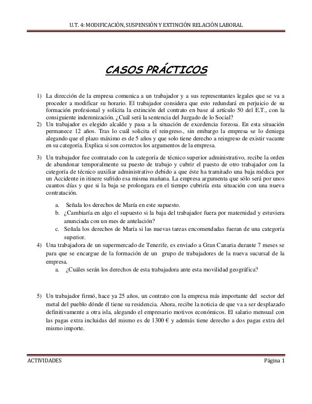 resolucion casos practicos trabajo social casos practicos modificaci 243 n suspensi 243 n y extinci 243 n del resolucion casos practicos trabajo social casos practicos modificaci 243 n suspensi 243 n y extinci 243 n del