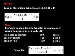 Promedio | PPTX