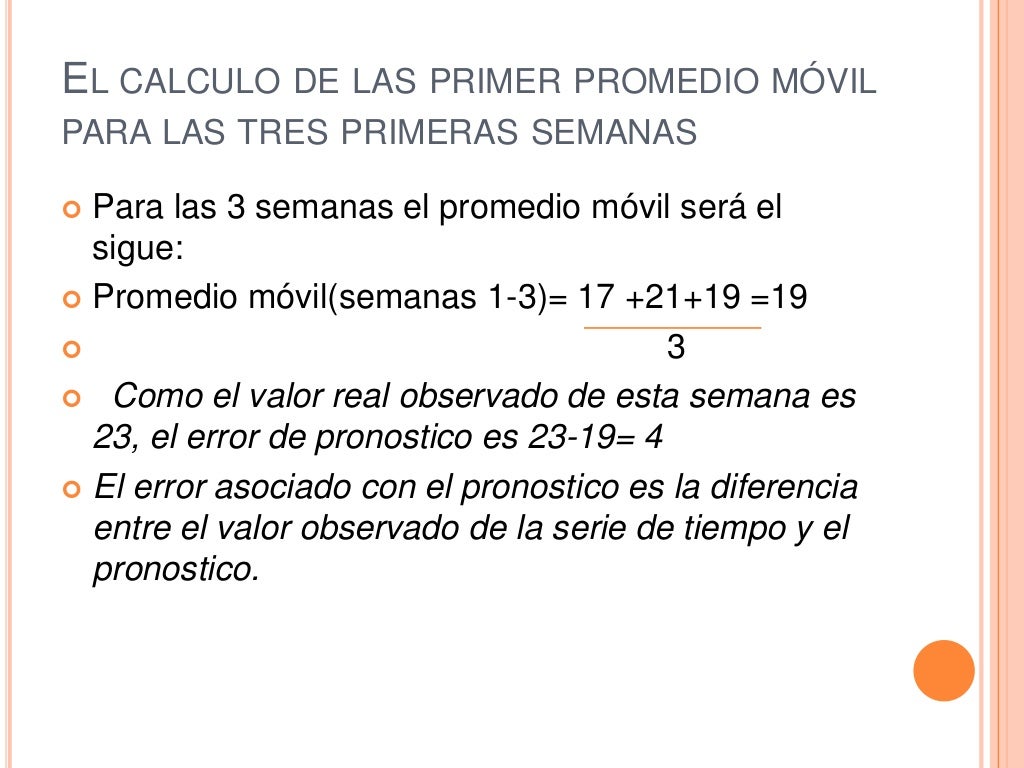 Promedio movil