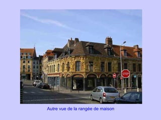 Autre vue de la rangée de maison   
