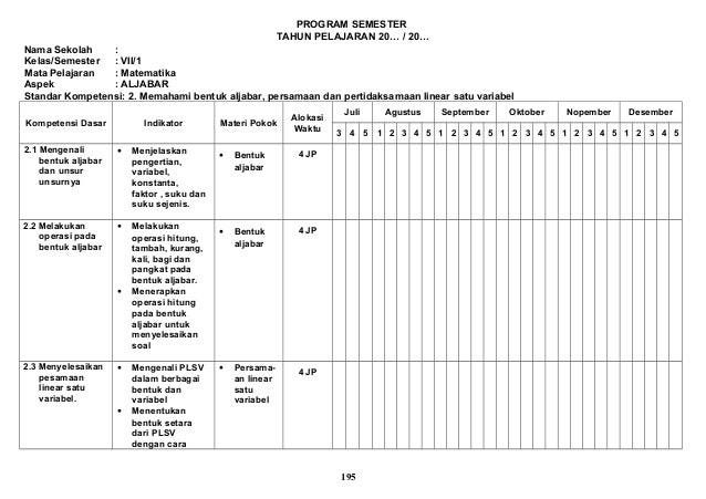 Buku Matematika Kelas 7