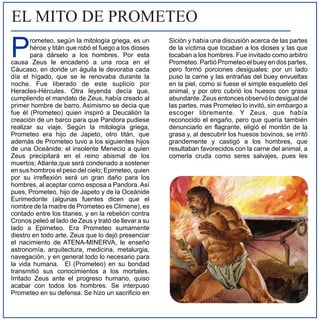 El Mito de Prometeo