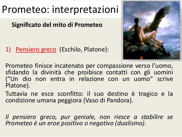 Prometeo e il mito