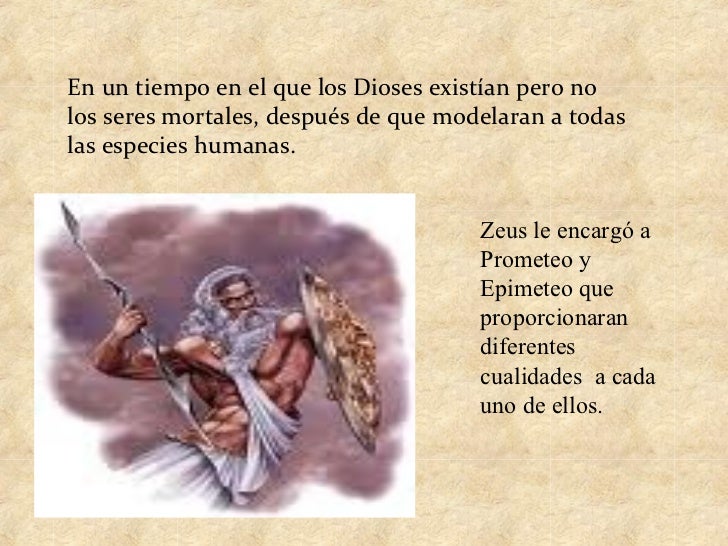 Prometeo, epimeteo y pandora