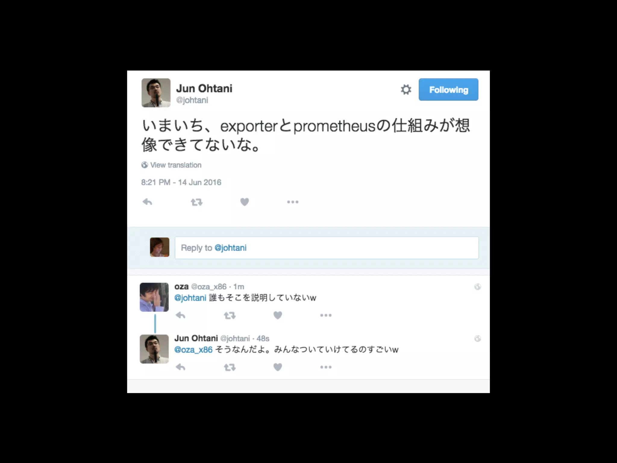 www1.example.com
node_exporter
(httpd)
jmx_exporter
(httpd)
Periodic GET request
 