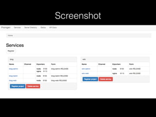 promgen - prometheus managemnet tool / simpleclient_java hacks ...
