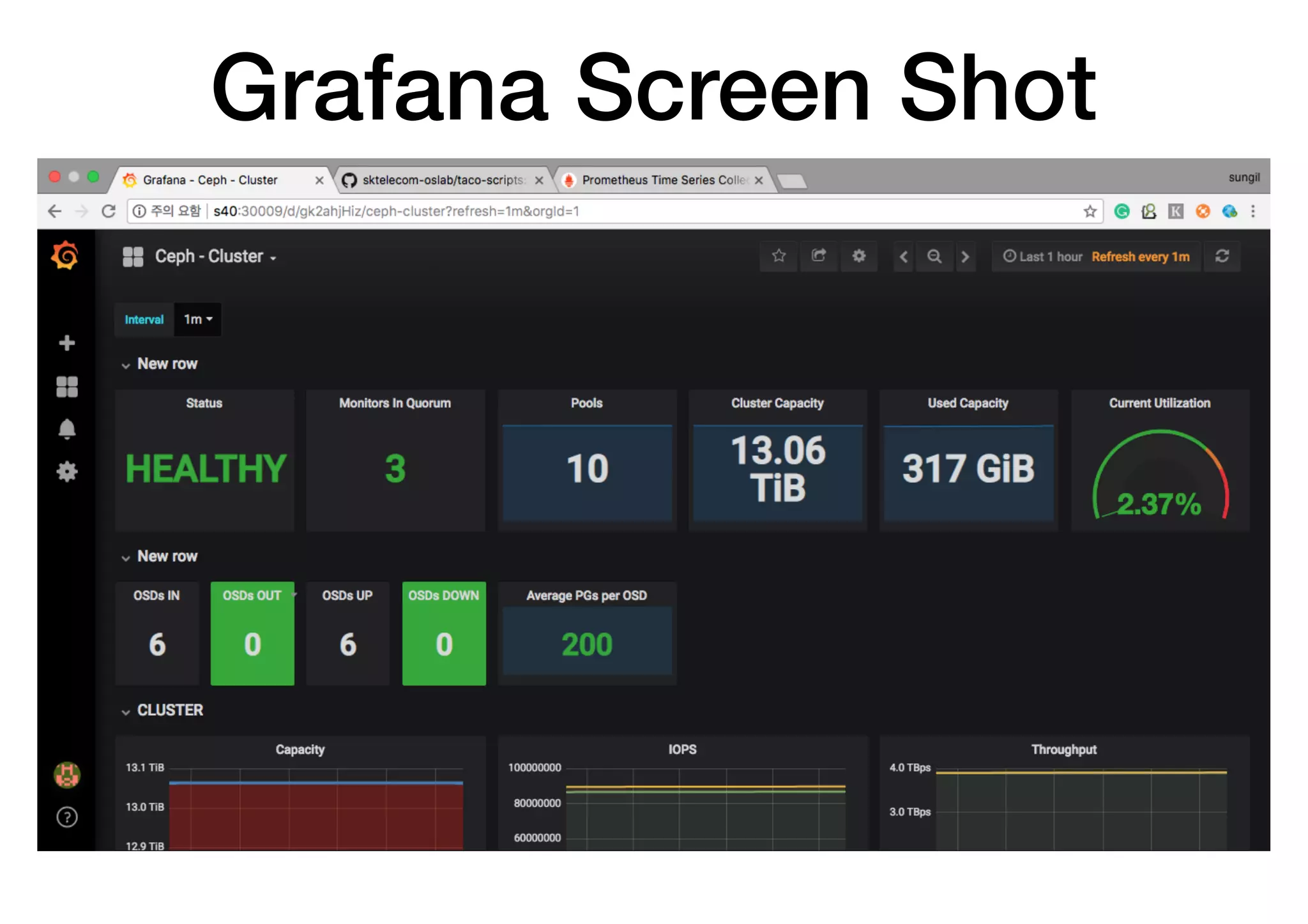 Grafana Screen Shot
 