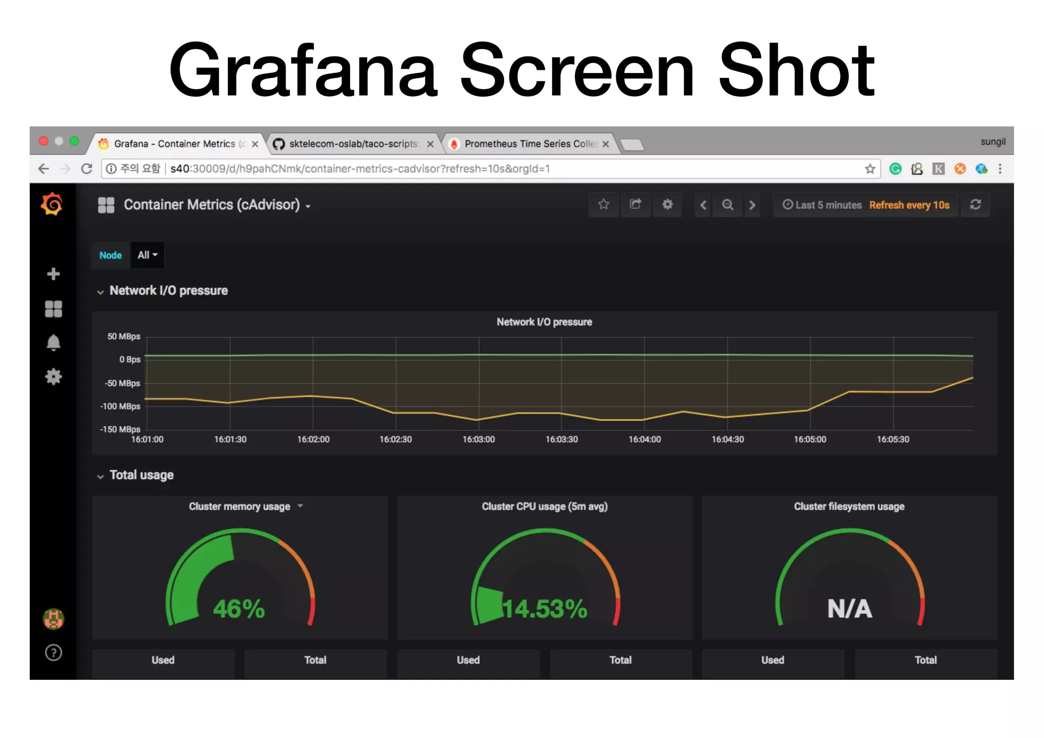 Grafana Screen Shot
 