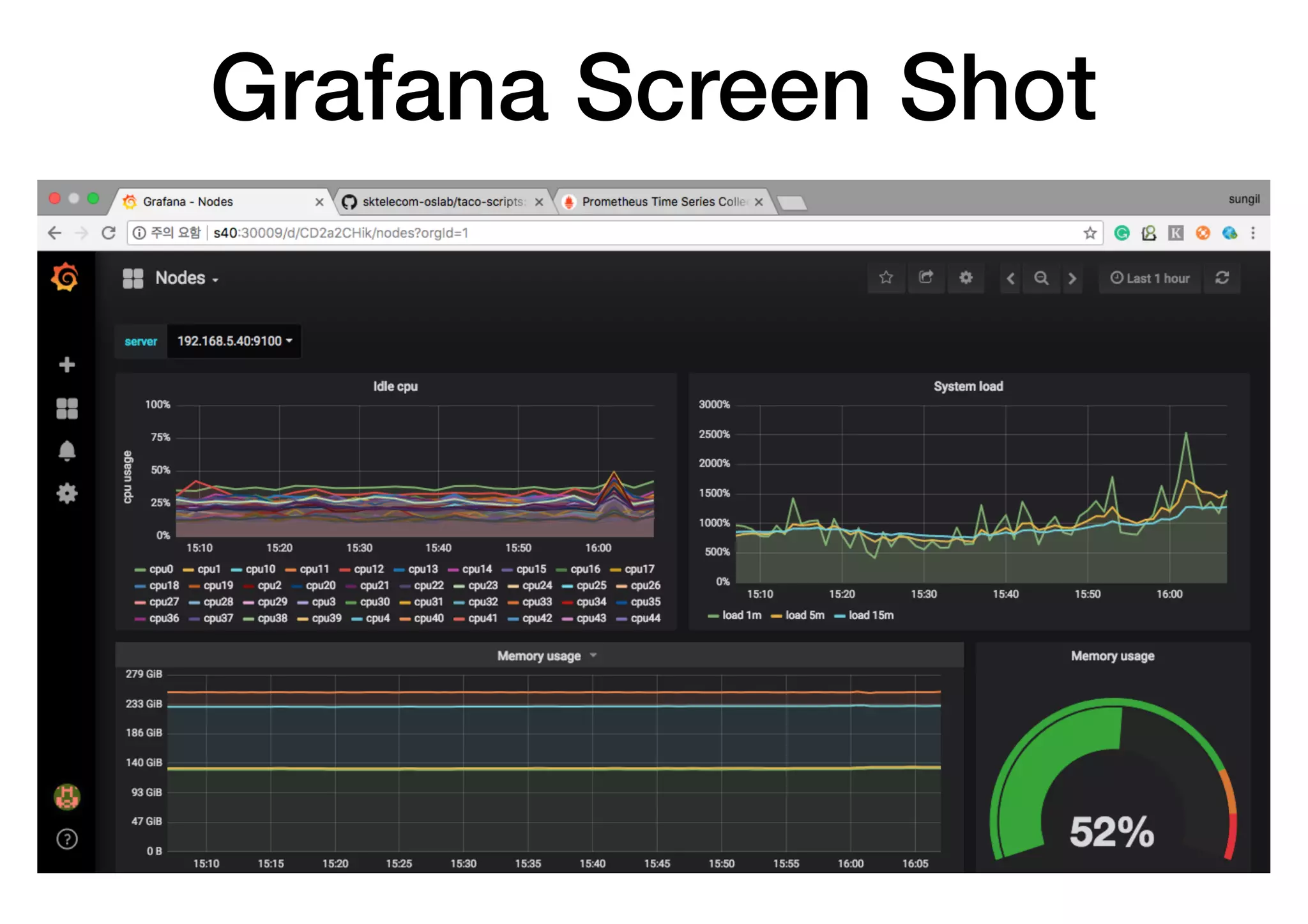 Grafana Screen Shot
 