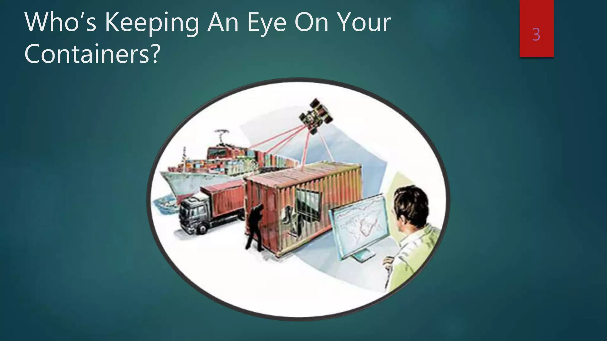 3
Who’s Keeping An Eye On Your
Containers?
 