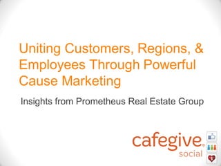 Insights from Prometheus Real Estate Group
 