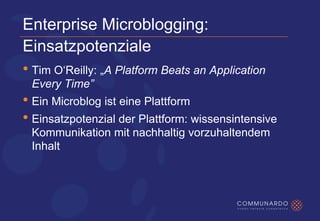 Awareness durch Microinformationen