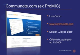 Awareness durch Microinformationen