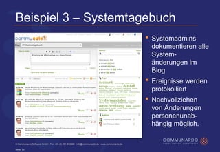 Awareness durch Microinformationen