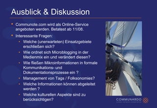 Awareness durch Microinformationen