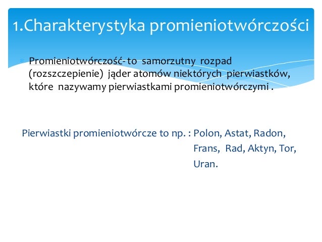 Promieniotwórczość