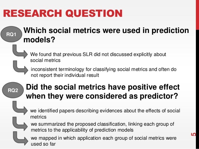 Technical metrics for software research papers