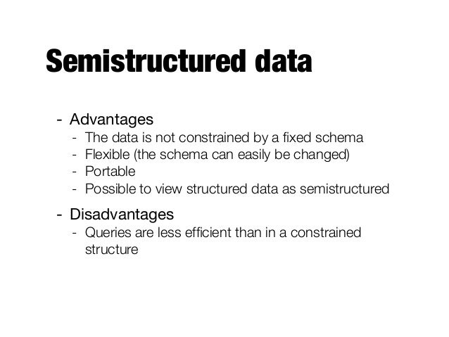 Semistructured Data Seach
