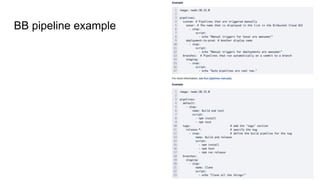 BB pipeline example
 