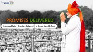 PROMISES DELIVERED
Promises Made Promises Delivered In Record Speed & Time
 