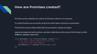 Promises, promises, and then observables | PPT