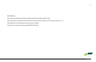 References:
http://www.nae.edu/Projects/Events/AnnualMeetings/2013AnnualMeeting/89114.aspx
http://www.forbes.com/sites/stuartanderson/2013/07/15/international-students-are-70-of-ee-grad-students-in-u-s/
http://grabcad.com/challenges/ge-jet-engine-bracket-challenge
http://files.asme.org/asmeorg/Campaigns/MS/2012/32754.pdf
/30
 
