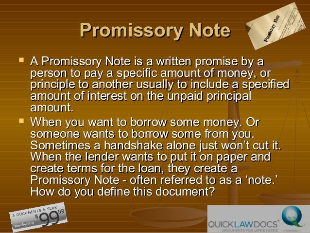 Discounted Promissory Note Definition – UDNWIY