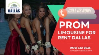 Prom Limousine For Rent Dallas.pdf