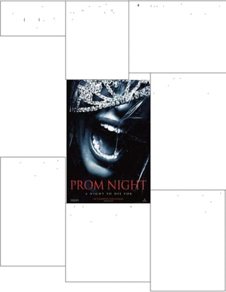 Prom  night poster analysis