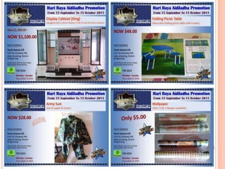 Hari Raya Aidiladha Furniture Promotion from 15 Sep to 15 Oct 2015
