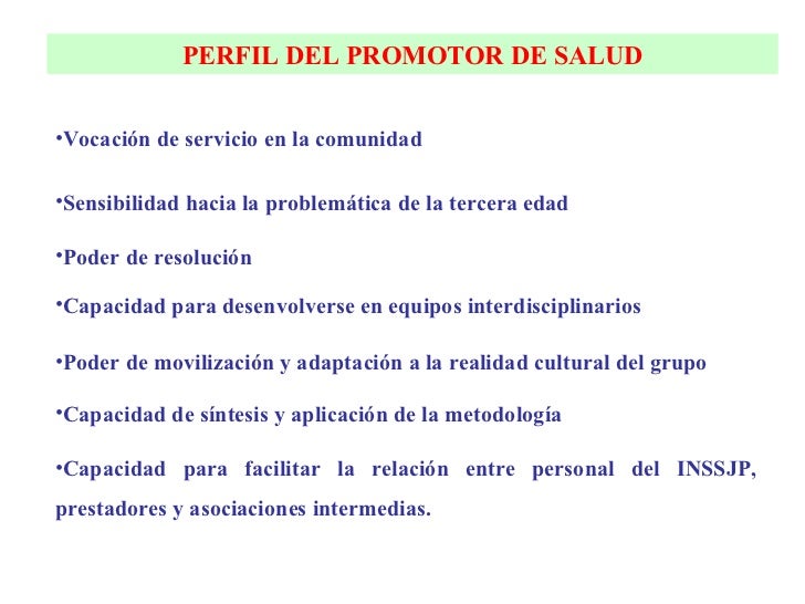Promoción de la Salud