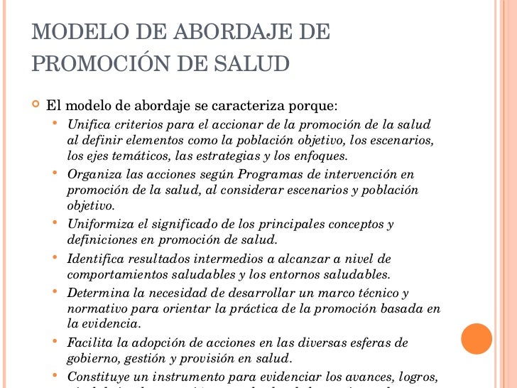 PromocióN De La Salud