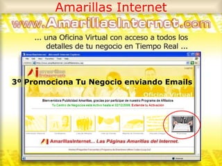 Amarillas Internet 3º Promociona Tu Negocio enviando Emails   