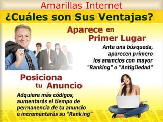 Amarillas Internet ¿Cuáles son Sus Ventajas? 