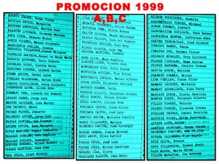 PROMOCION 1999 A,B,C 