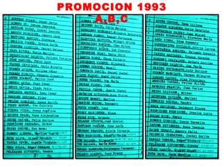 PROMOCION 1993 A,B,C 