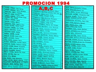 PROMOCION 1994 A,B,C 