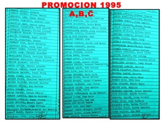 PROMOCION 1995 A,B,C 
